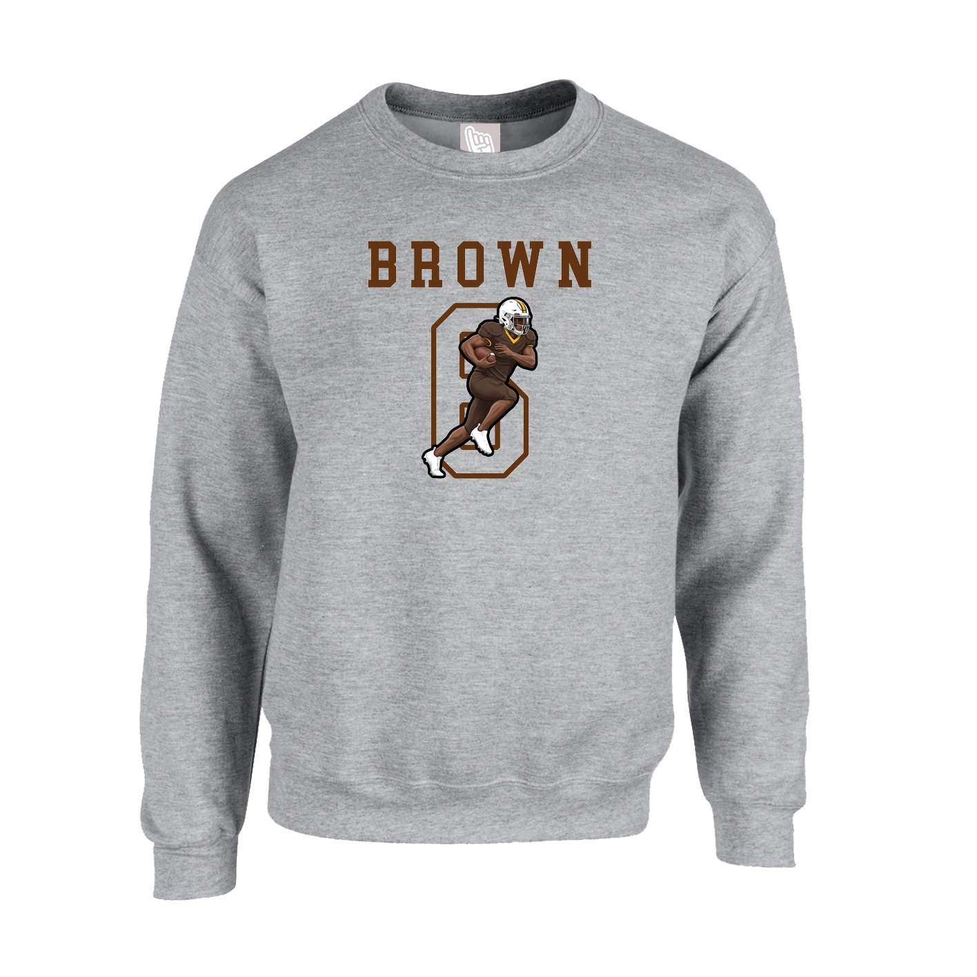 Fleece Crew — Shirsey in Grey
