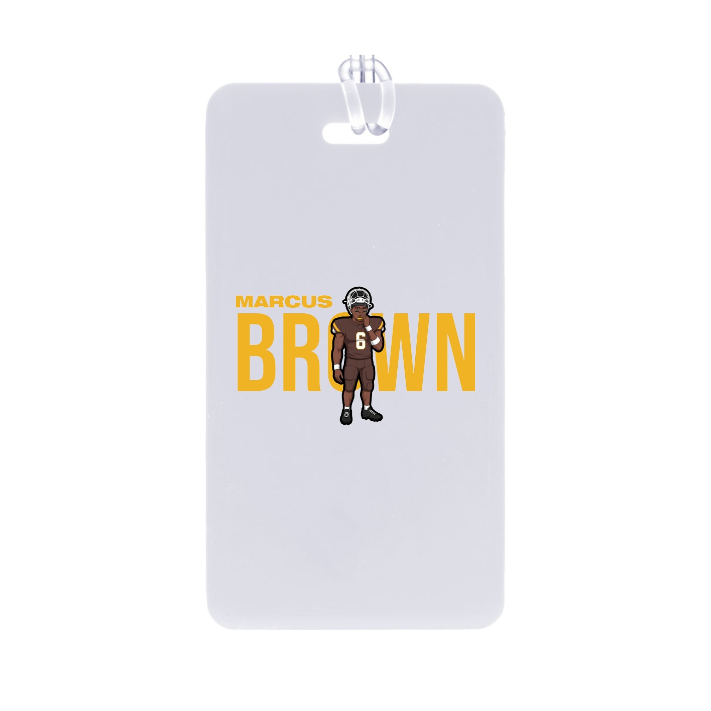 Bag Tag — Player Name in Classic
