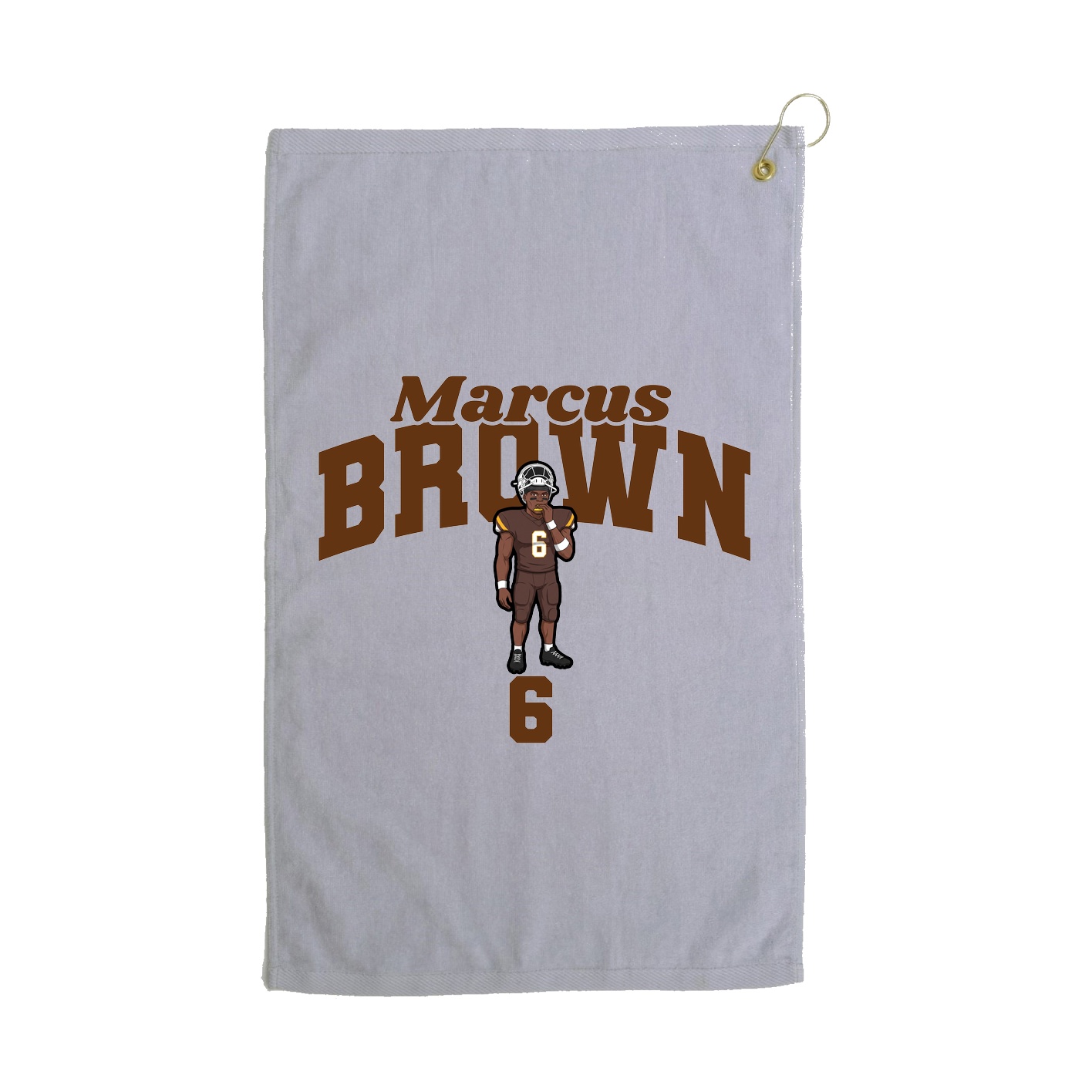 Golf Towel — Signature Arch in Grey