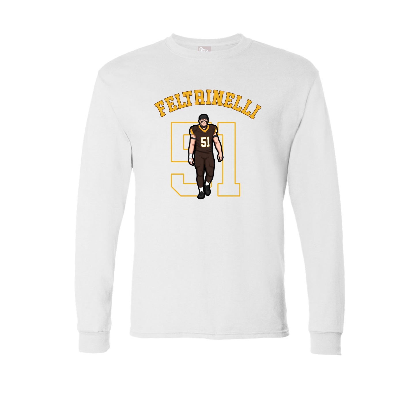 Long Sleeve Tee — Shirsey Arch in White