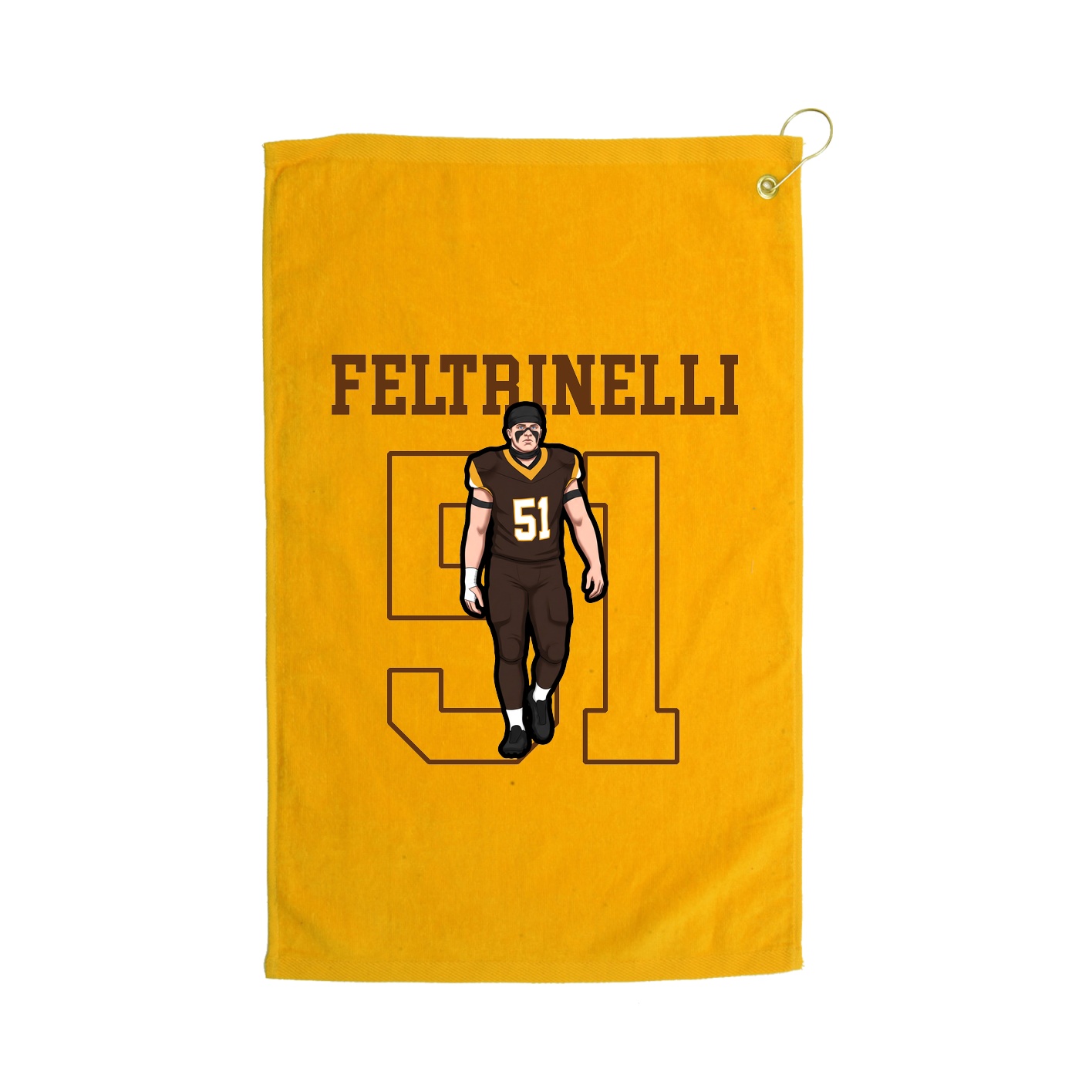 Golf Towel — Shirsey in Gold