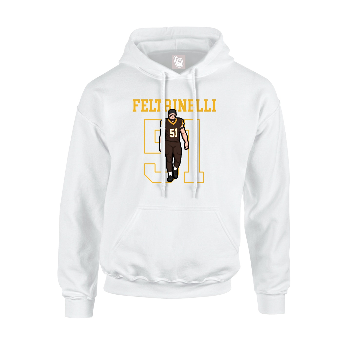 Youth Hoodie — Shirsey in White