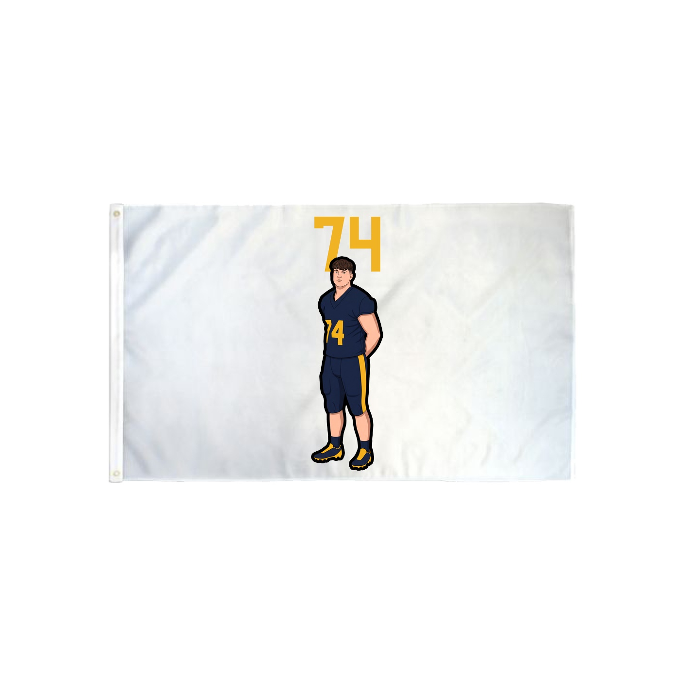 3x5 Flag — Number Top in Classic