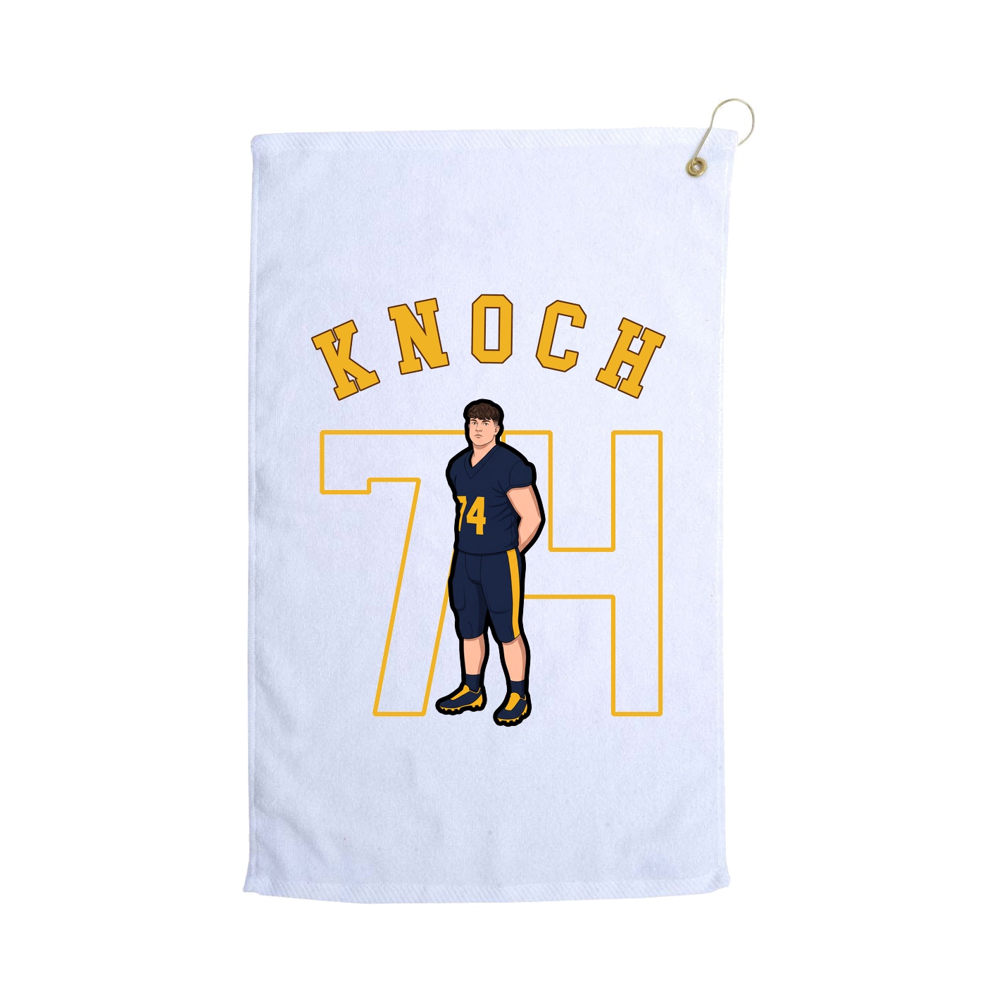 Golf Towel — Shirsey Arch in White