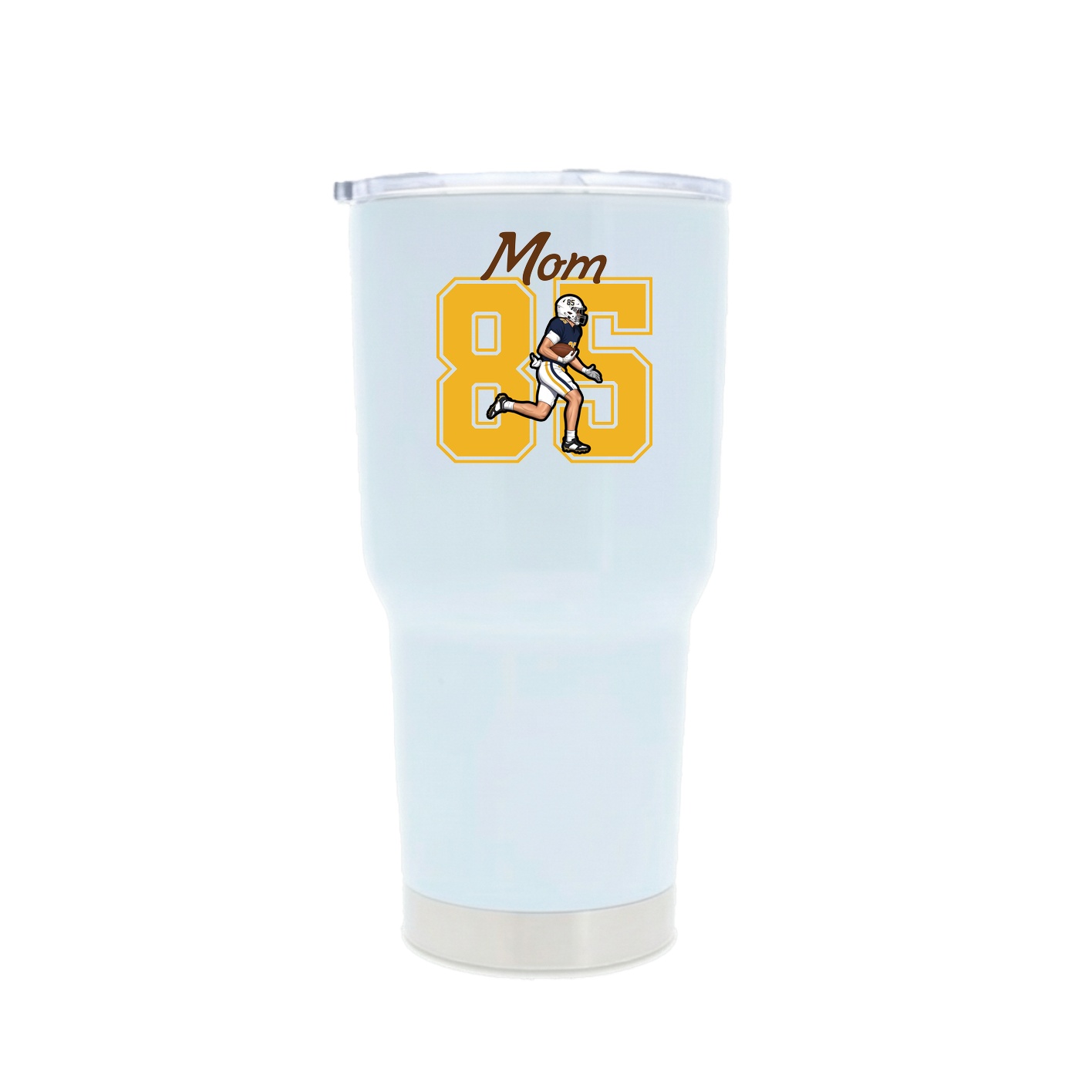 30oz Stainless Steel Tumbler — Mothers Day Shirsey in White
