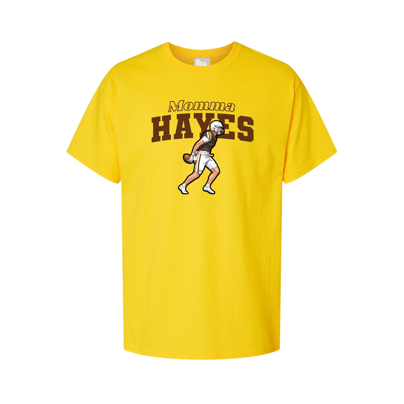Youth Tee — Mothers Day Block in Gold