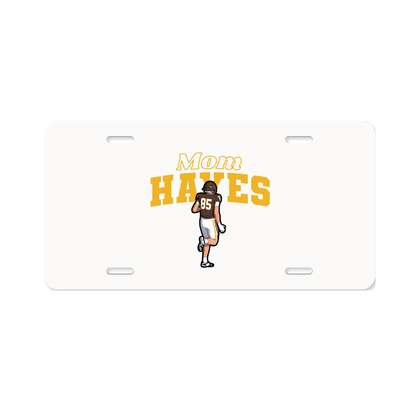 License Plate — Mothers Day Block in Classic