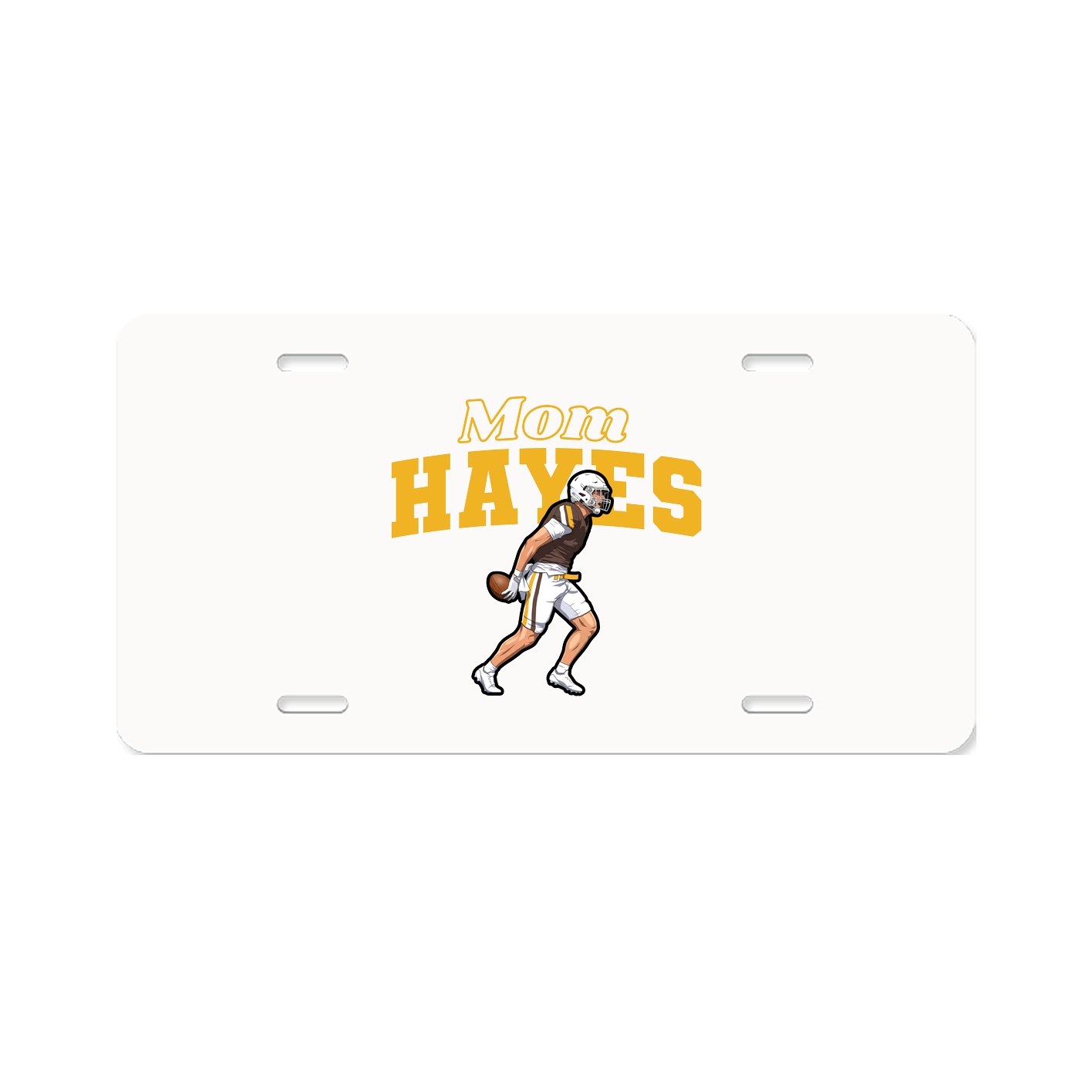 License Plate — Mothers Day Block in Classic