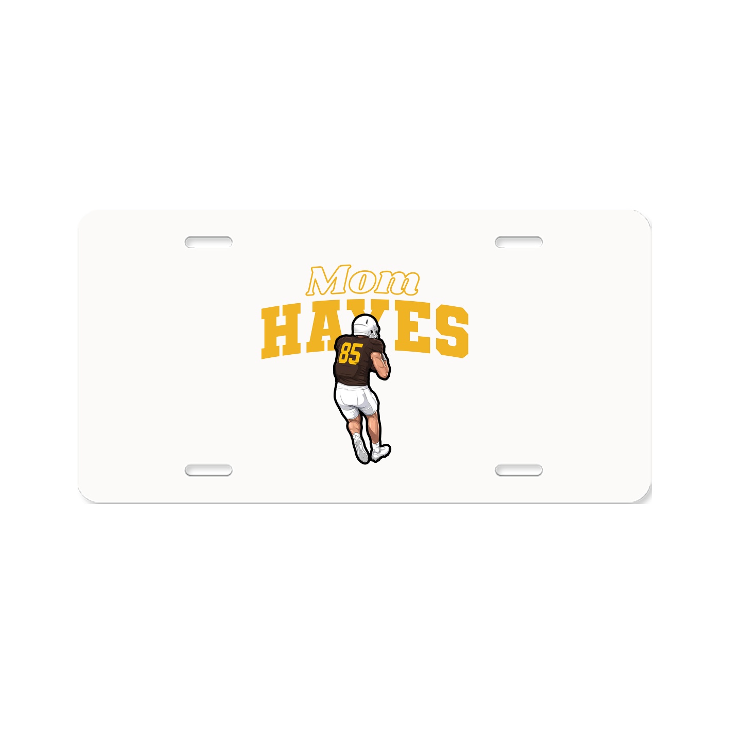 License Plate — Mothers Day Block in Classic