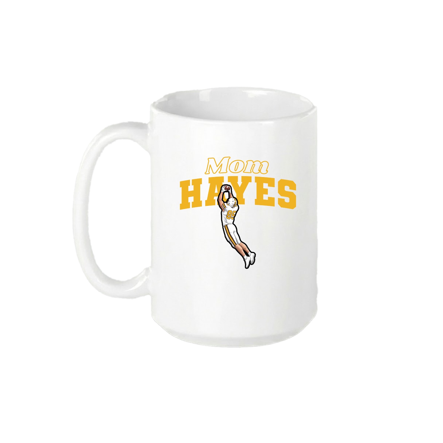 15oz Coffee Mug — Mothers Day Block in White