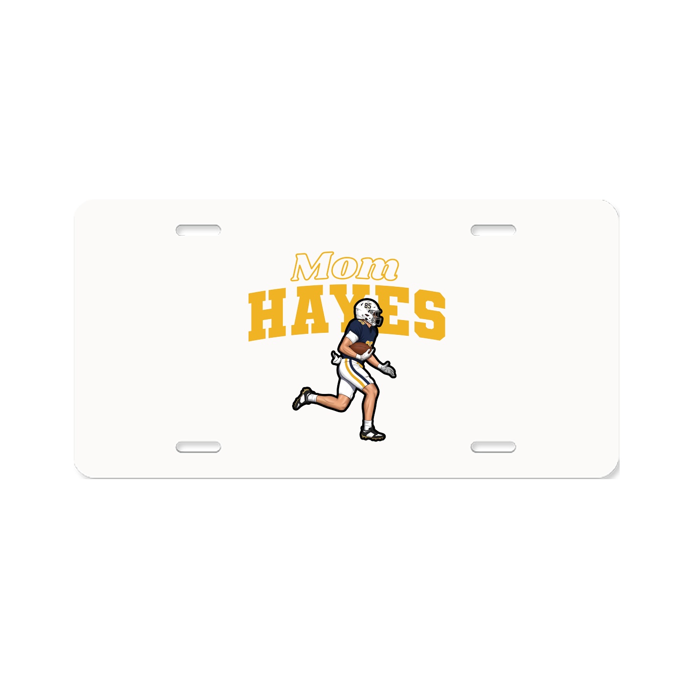 License Plate — Mothers Day Block in Classic