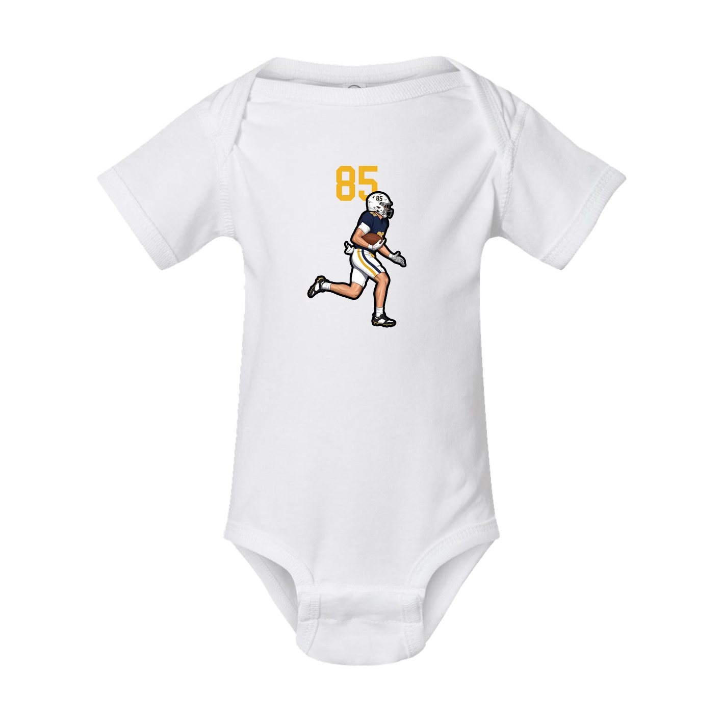 Baby Onesie — Number Top in White