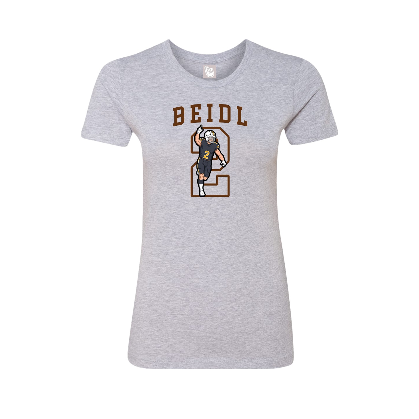 Fitted Women's Tee — Shirsey in Grey