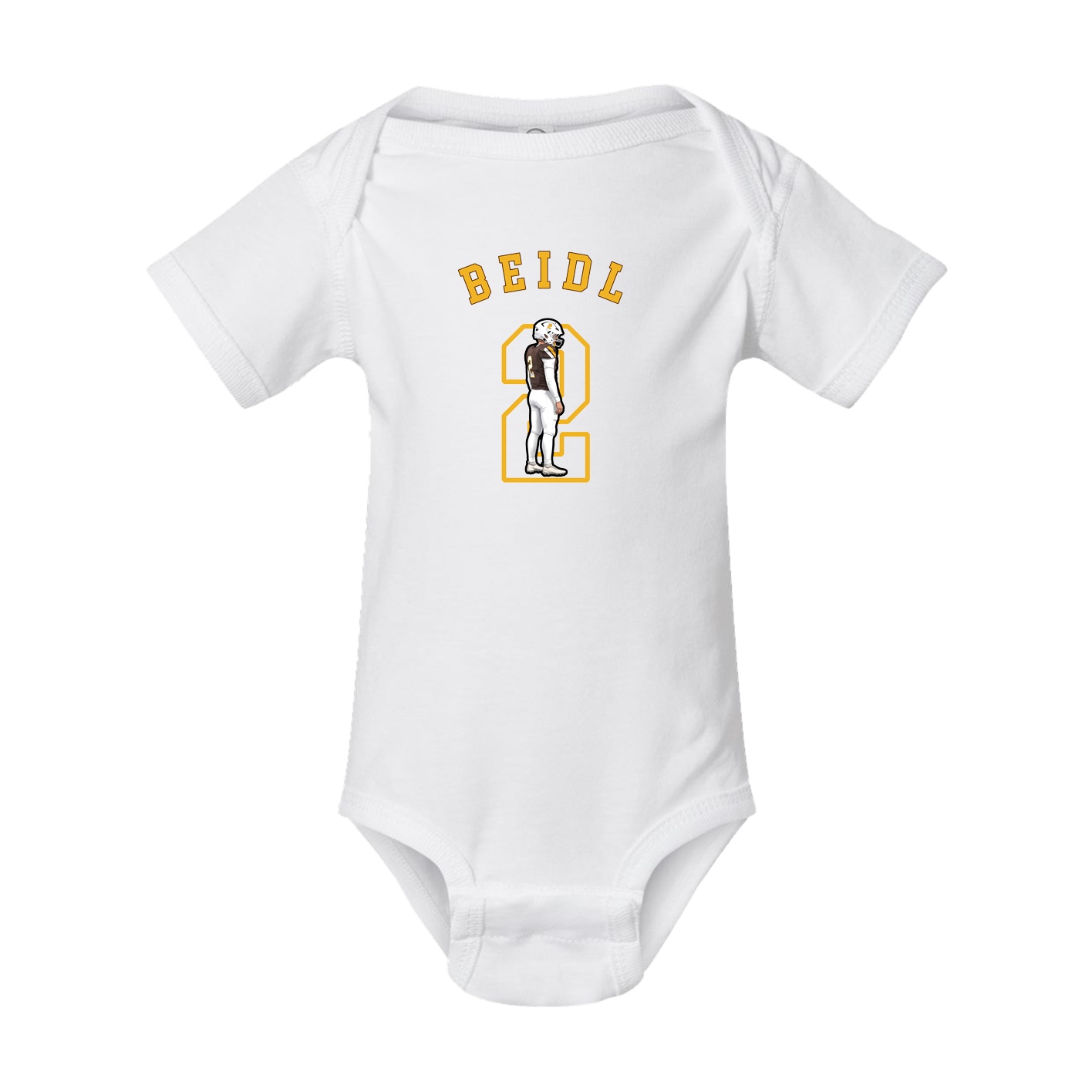Baby Onesie — Shirsey Arch in White