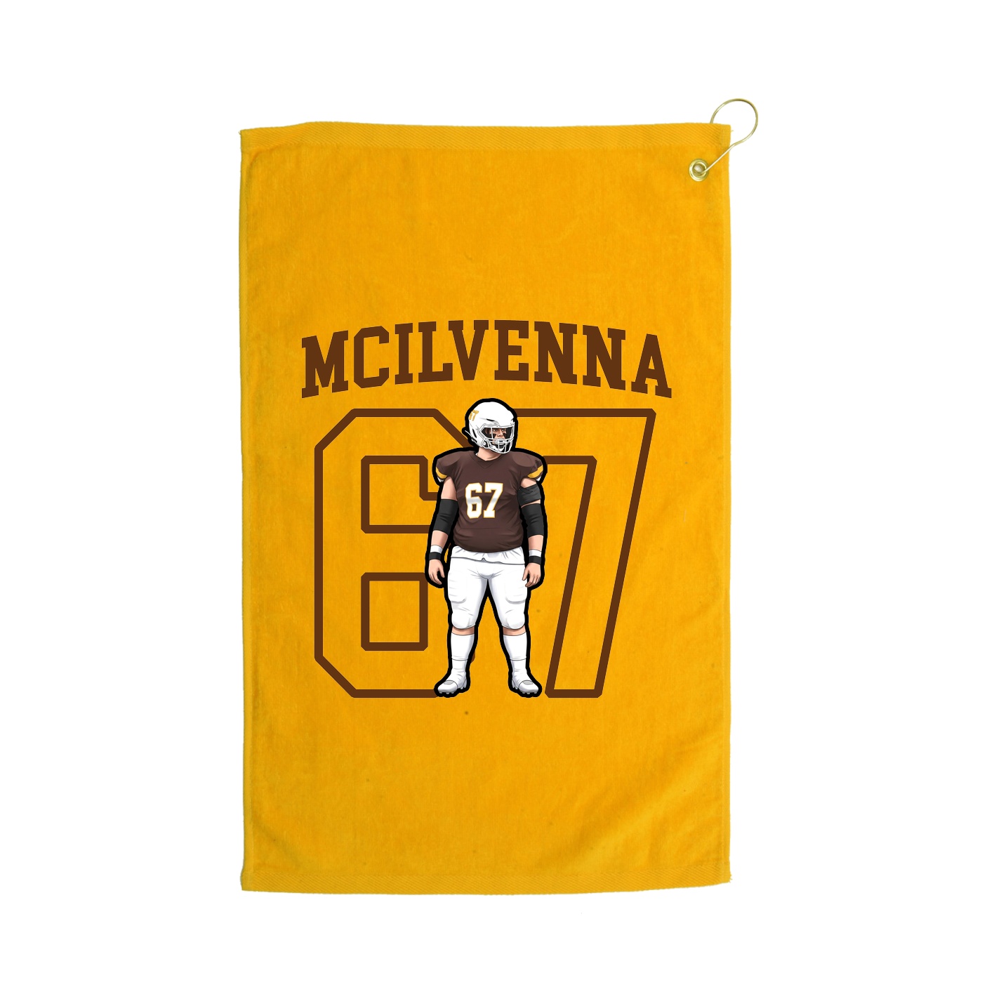 Golf Towel — Shirsey in Gold
