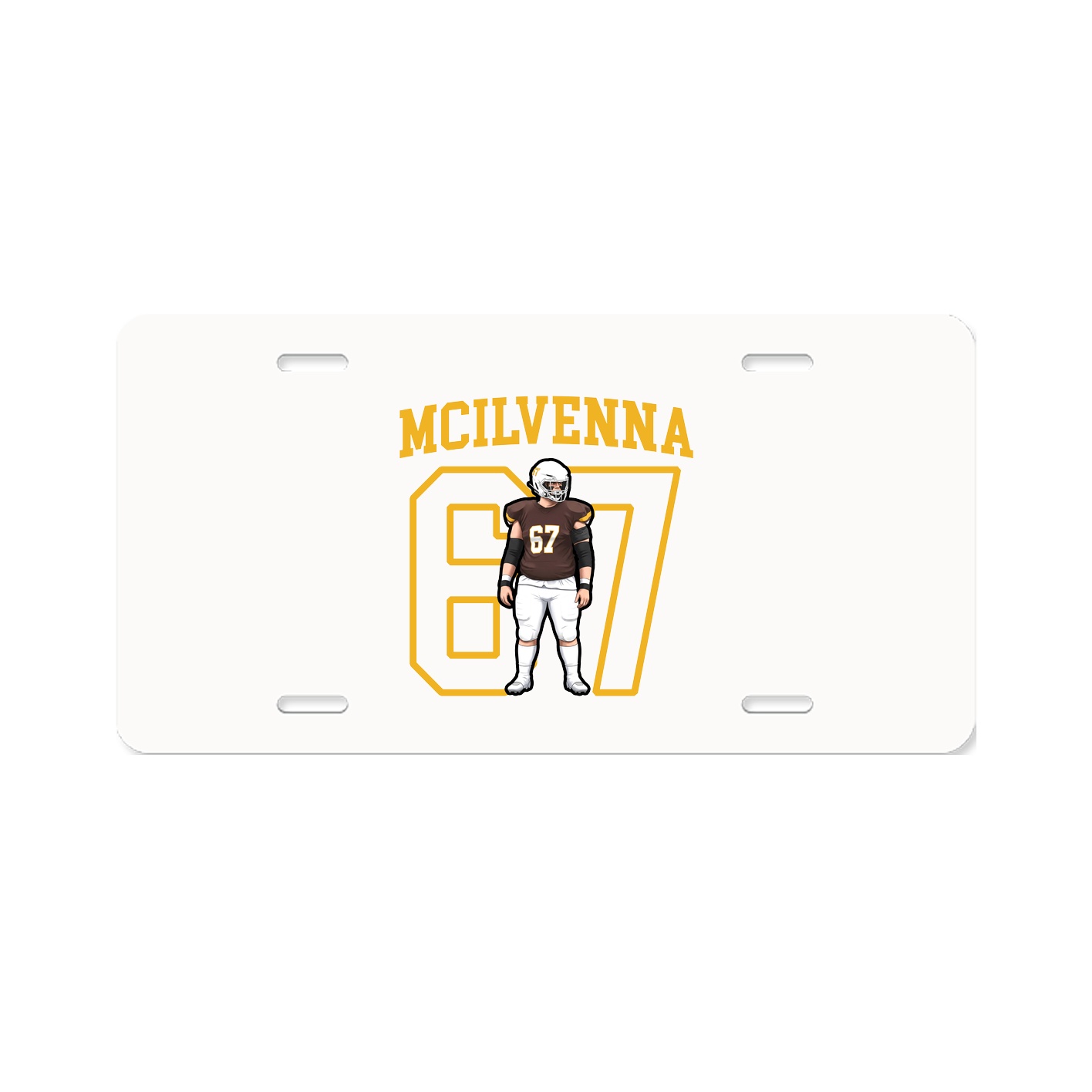 License Plate — Shirsey in Classic