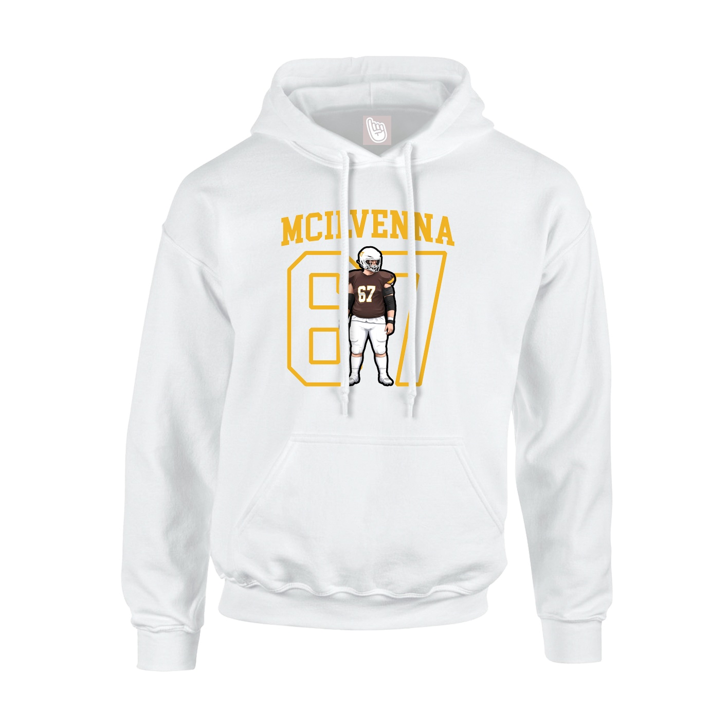 Youth Hoodie — Shirsey in White