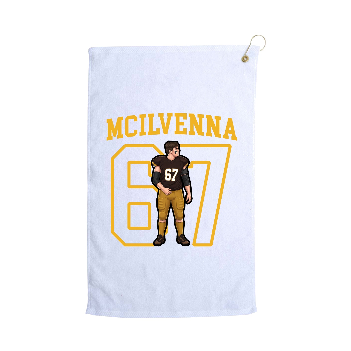 Golf Towel — Shirsey in White