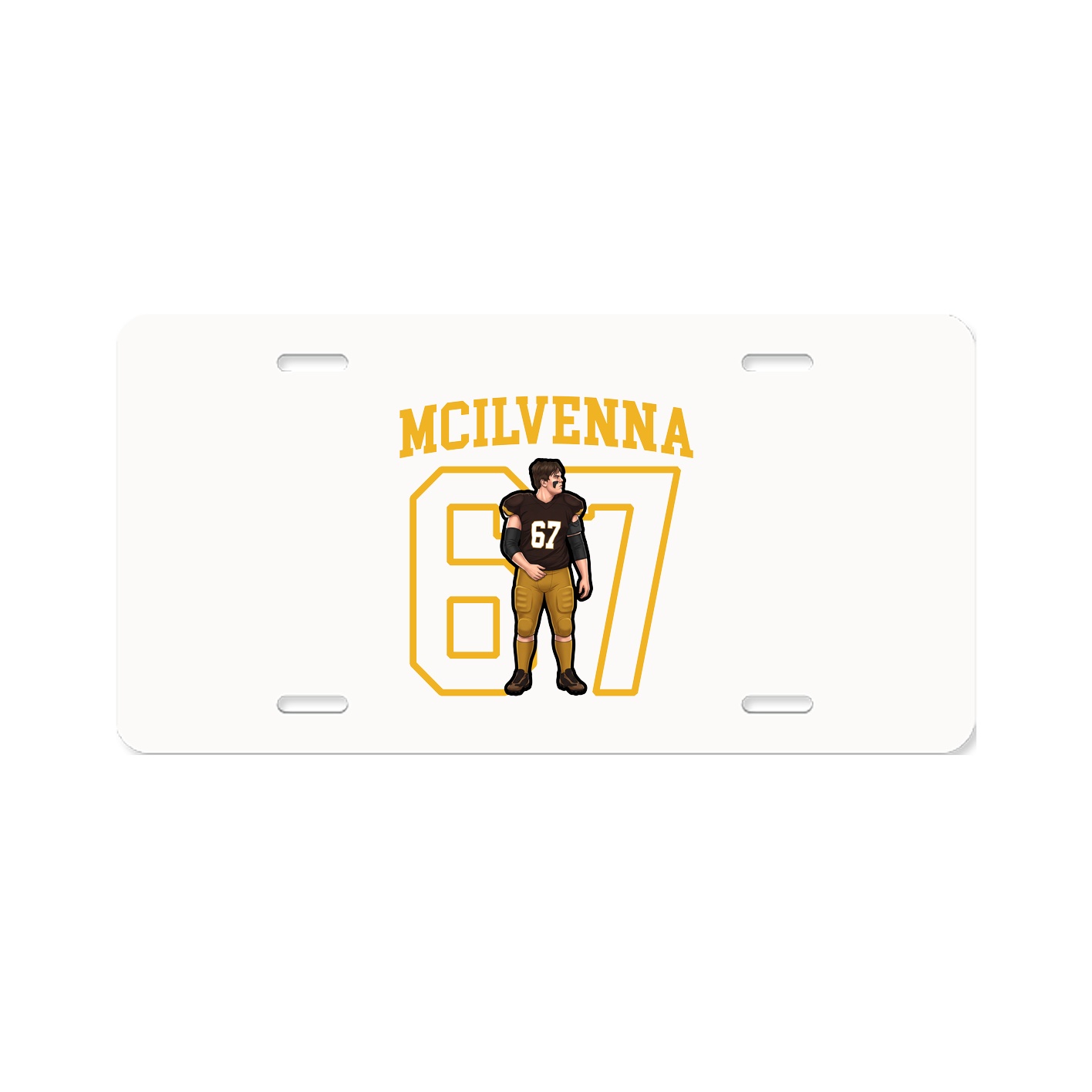License Plate — Shirsey in Classic