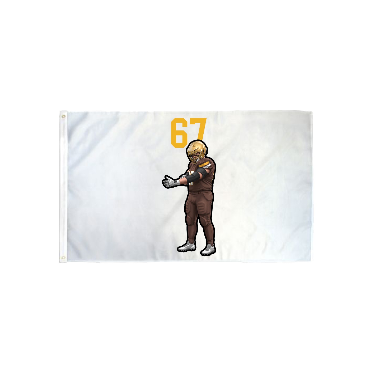 3x5 Flag — Number Top in Classic