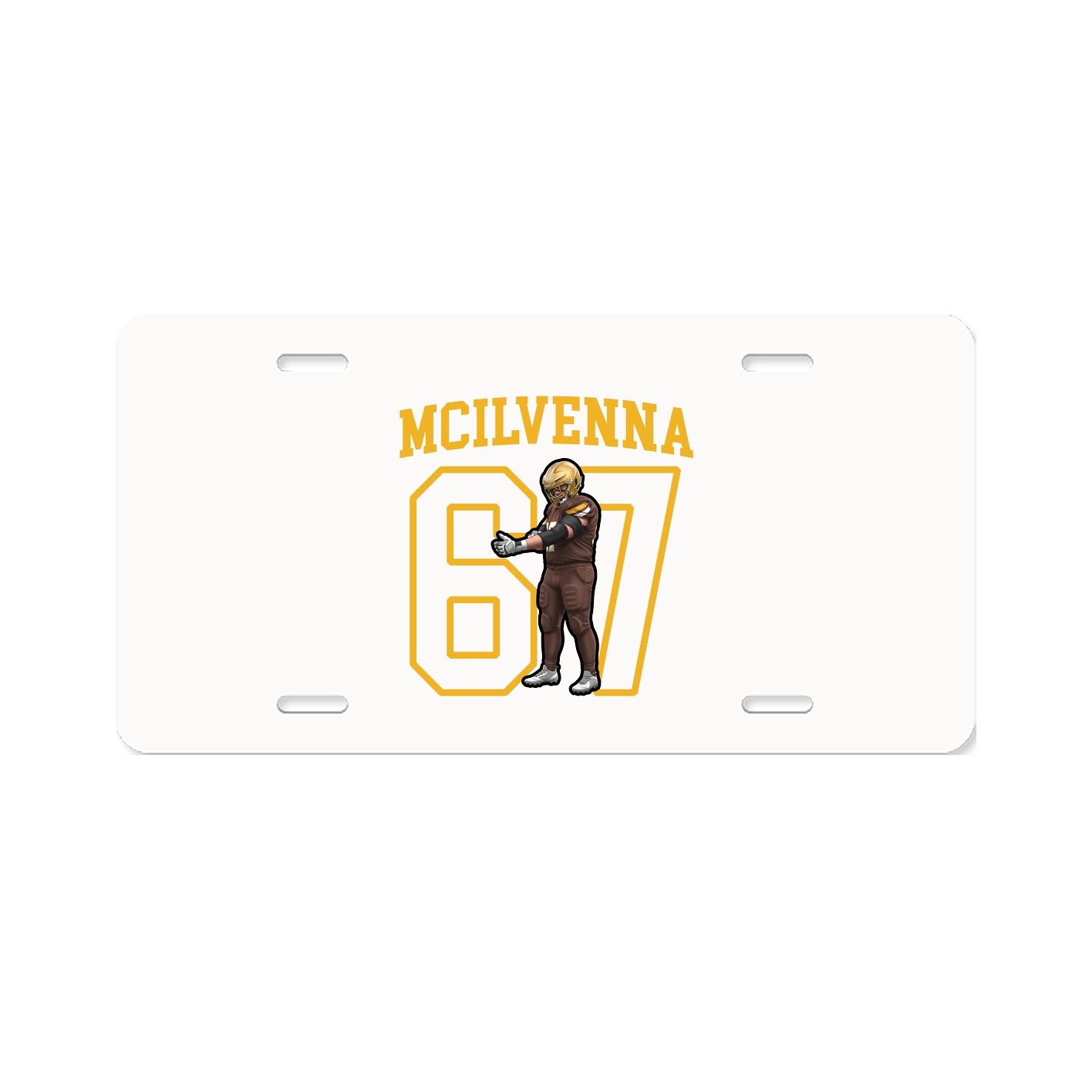 License Plate — Shirsey in Classic