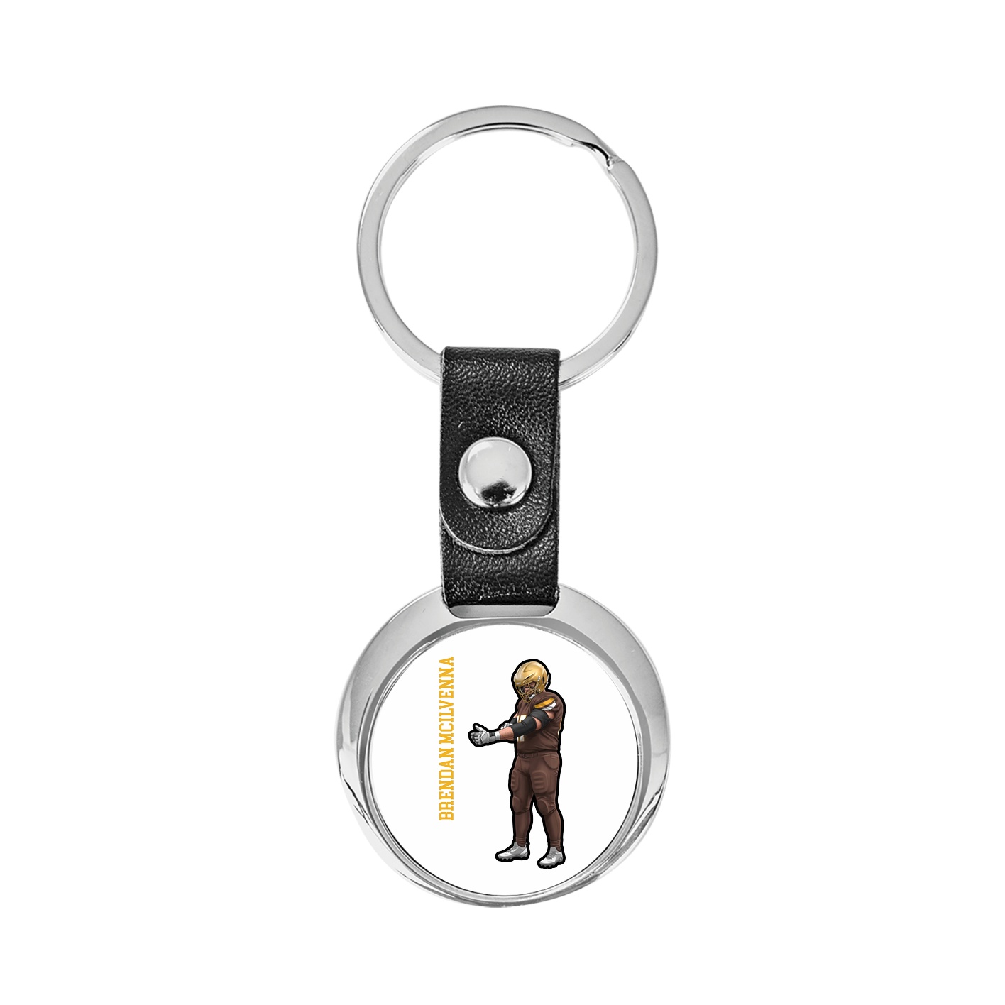 Key Chain — Name Vertical in Classic