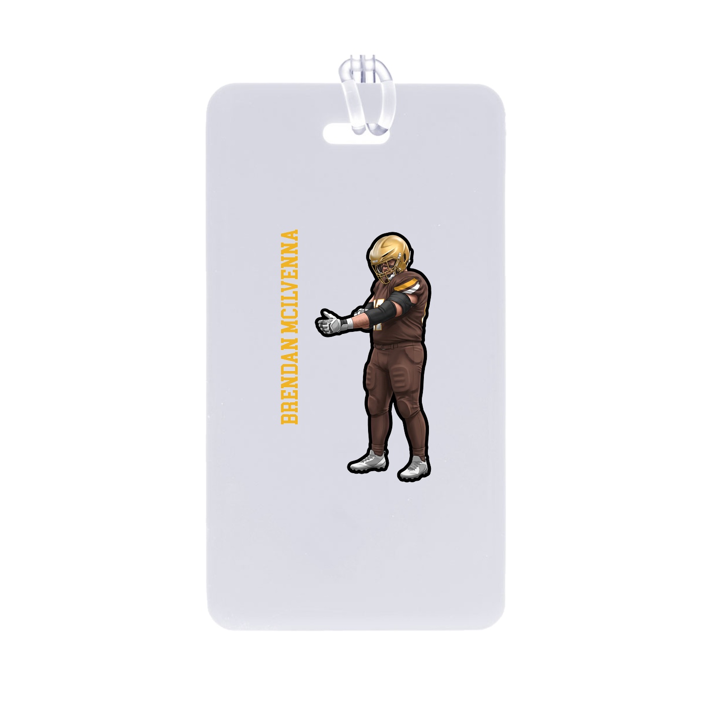 Bag Tag — Name Vertical in Classic