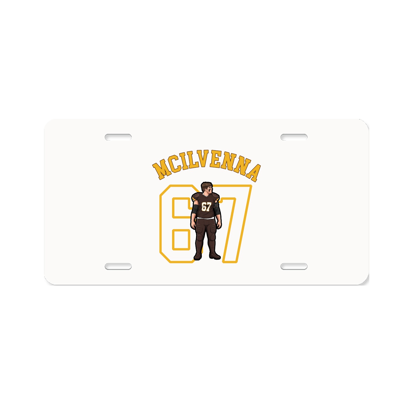 License Plate — Shirsey Arch in Classic