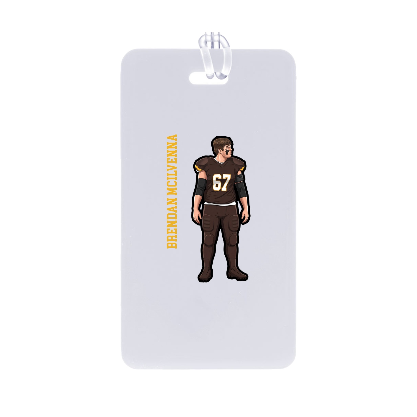 Bag Tag — Name Vertical in Classic