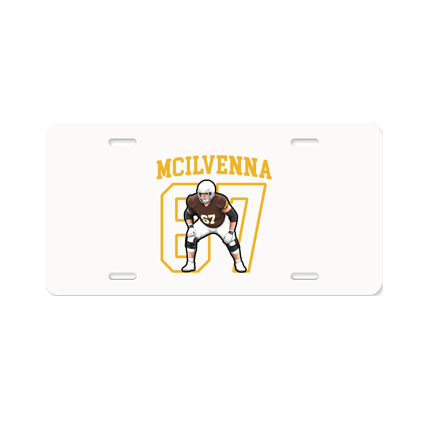 License Plate — Shirsey in Classic