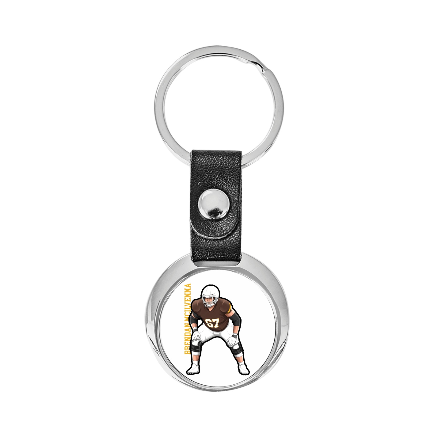 Key Chain — Name Vertical in Classic