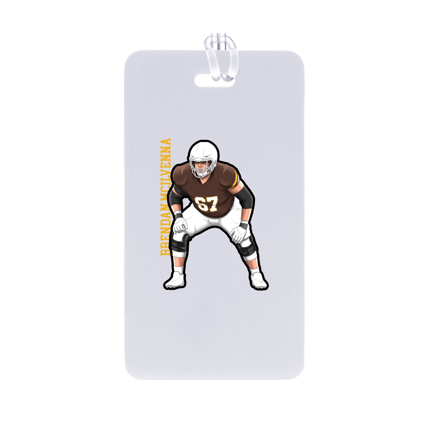 Bag Tag — Name Vertical in Classic
