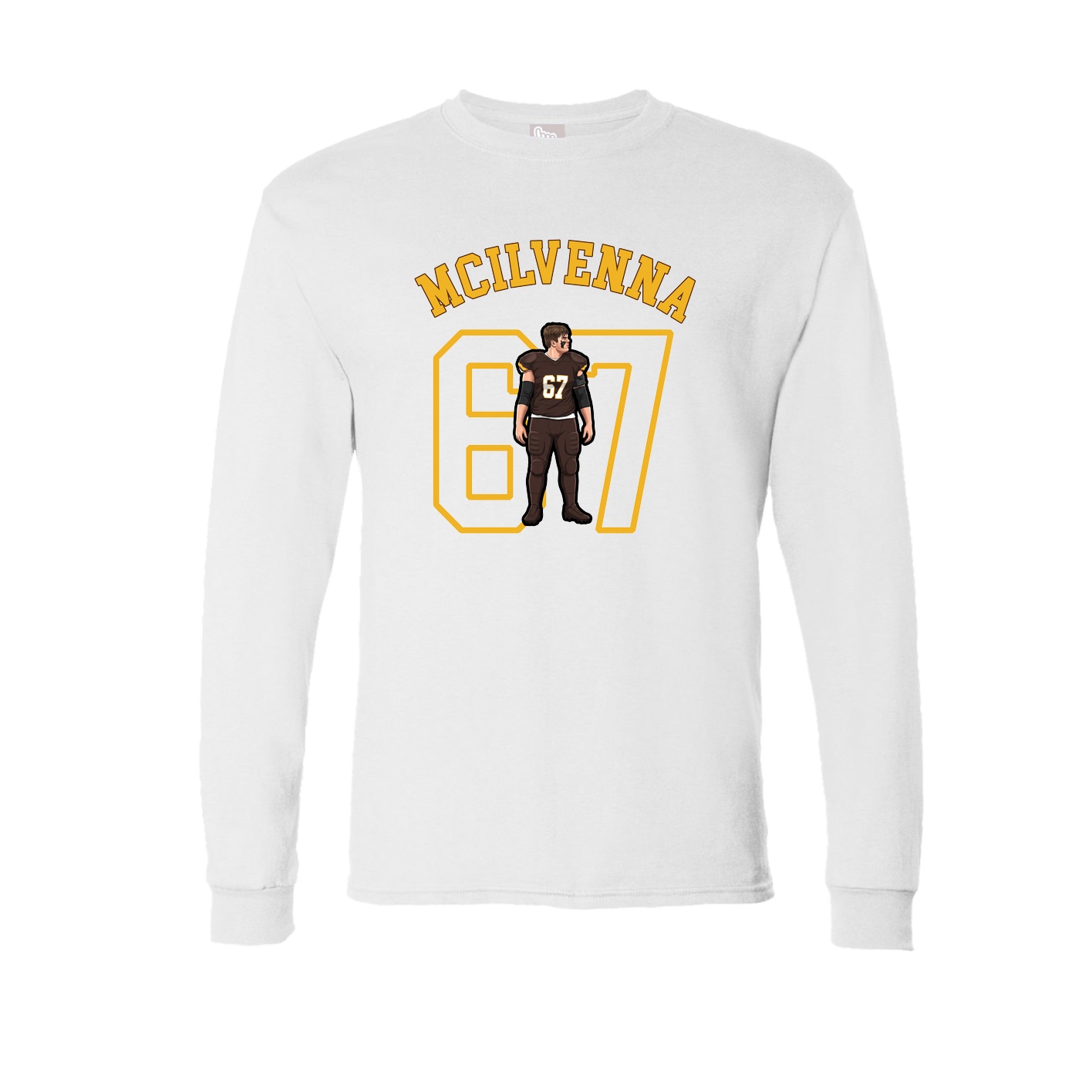 Long Sleeve Tee — Shirsey Arch in White