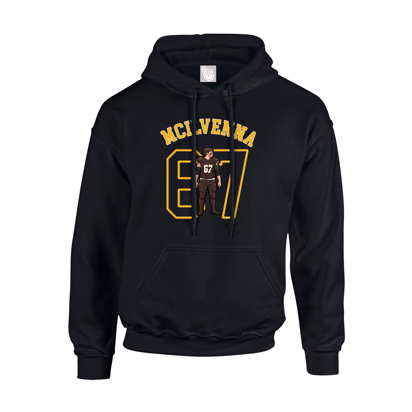 Youth Hoodie — Shirsey Arch in Black