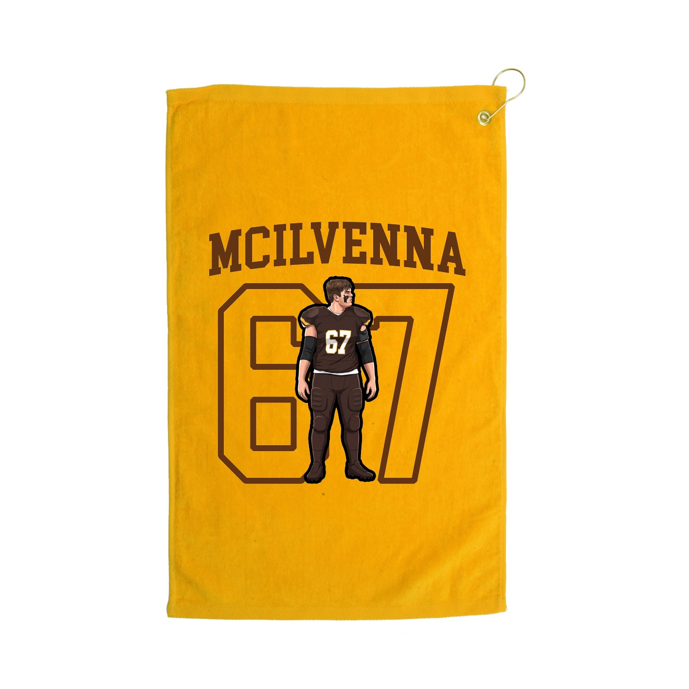 Golf Towel — Shirsey in Gold