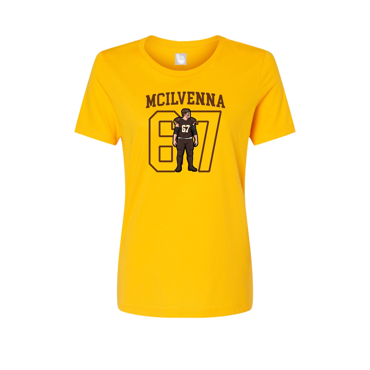 Womens Tee — Shirsey in Gold