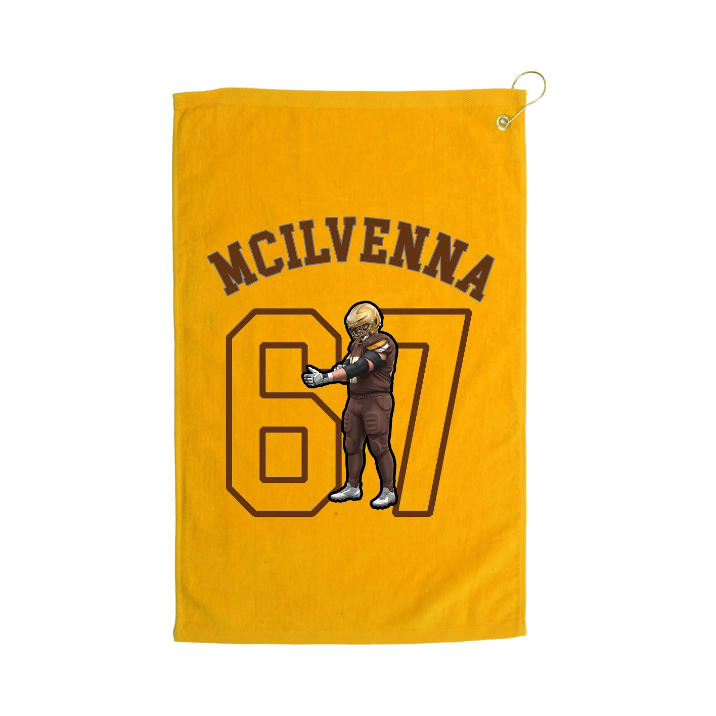 Golf Towel — Shirsey Arch in Gold