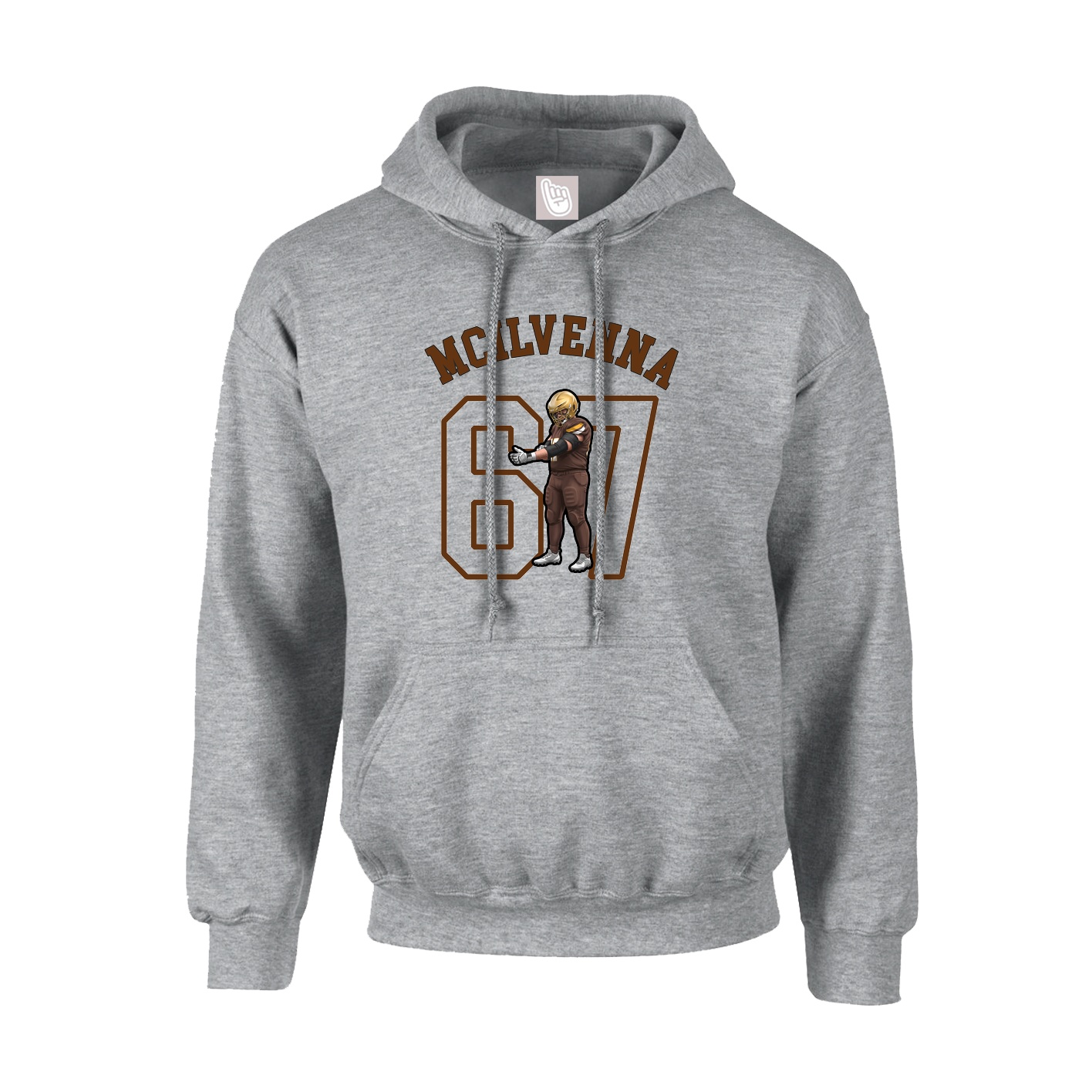 Hoodie — Shirsey Arch in Grey