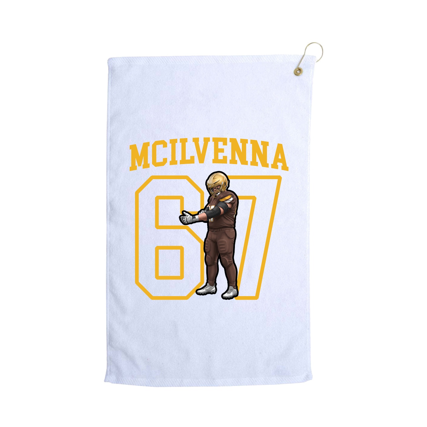 Golf Towel — Shirsey in White