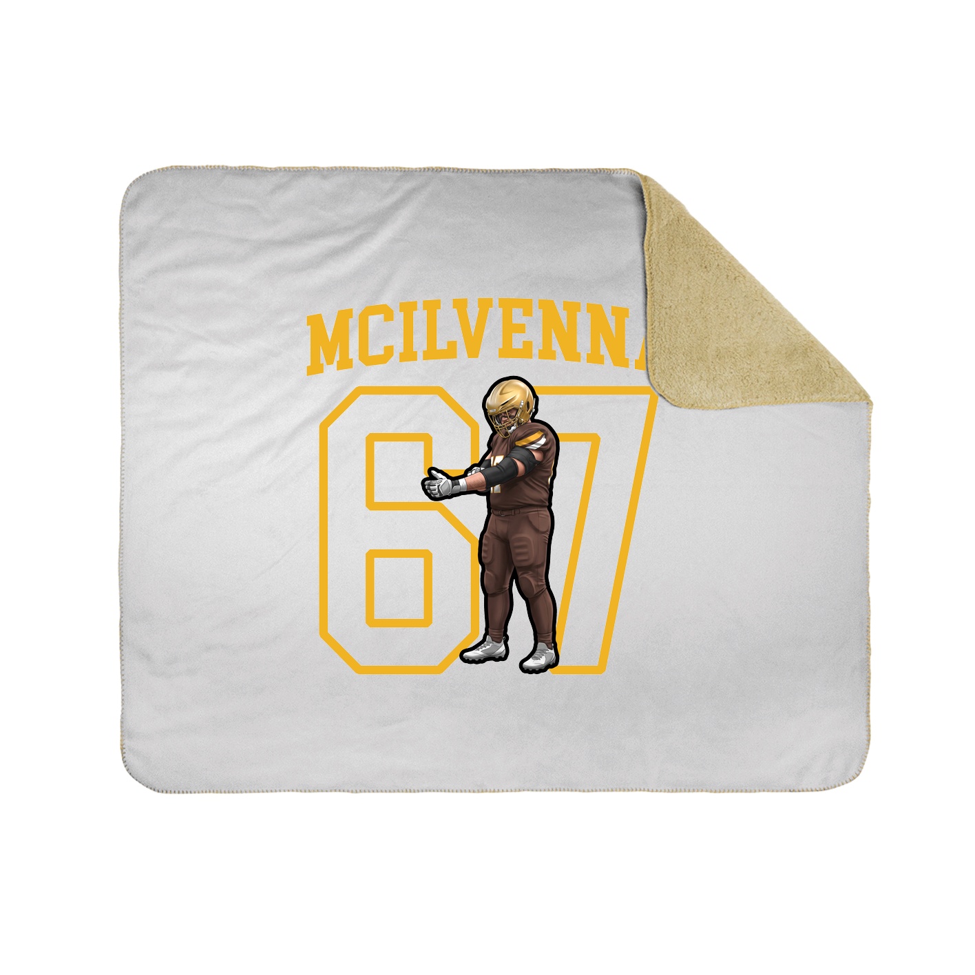 Throw Blanket — Shirsey in White