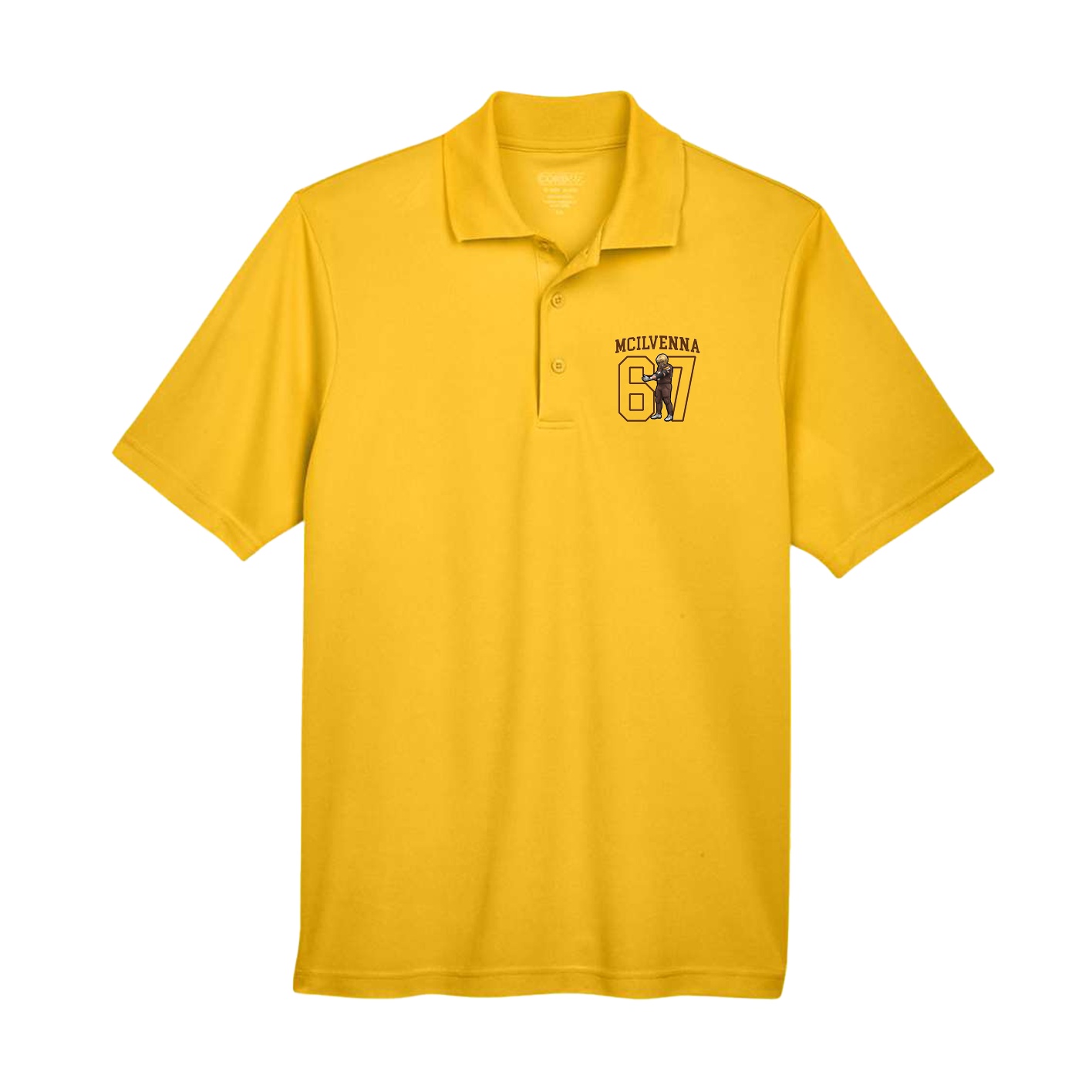 Performance Polo — Shirsey in Gold