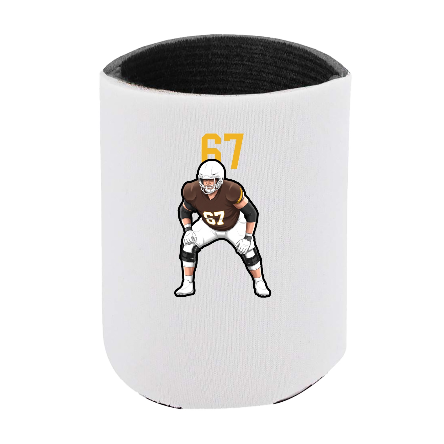 Can Holder — Number Top in White