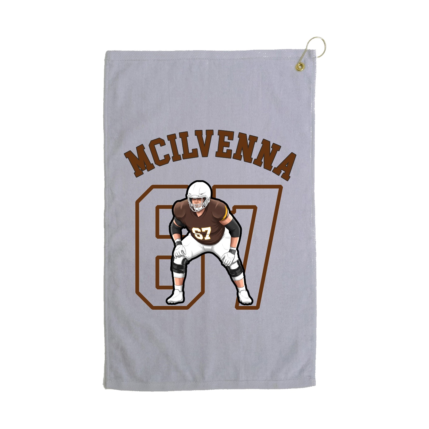 Golf Towel — Shirsey Arch in Grey