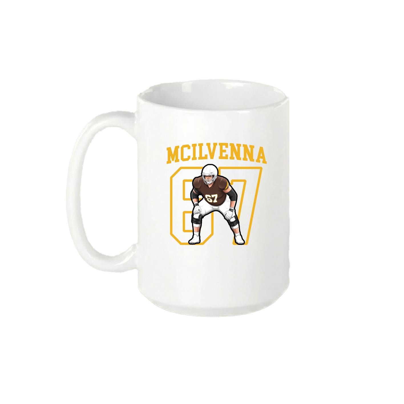 15oz Coffee Mug — Shirsey in White