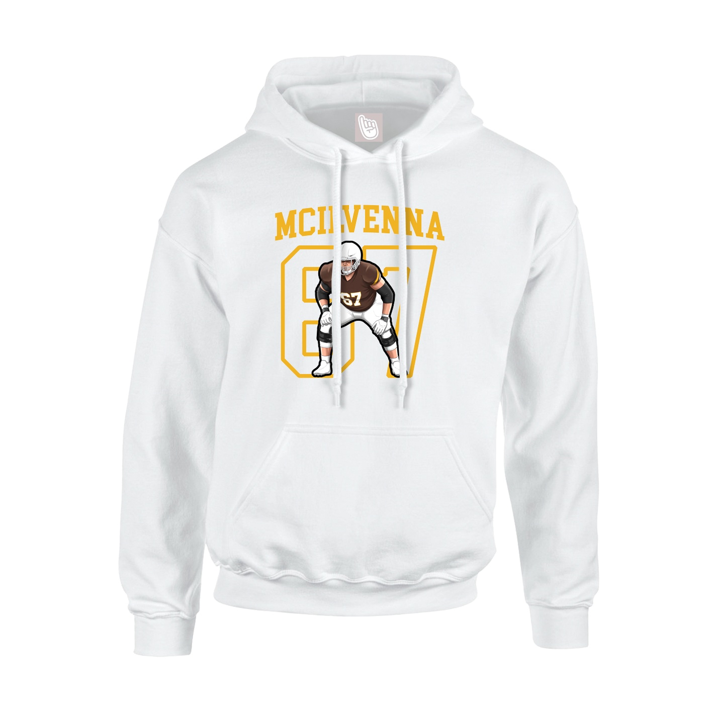 Youth Hoodie — Shirsey in White