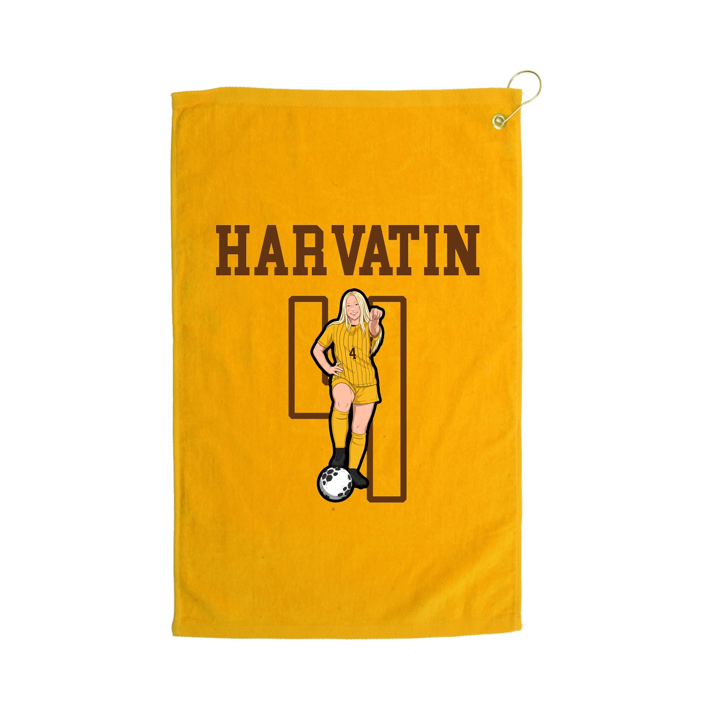 Golf Towel — Shirsey in Gold