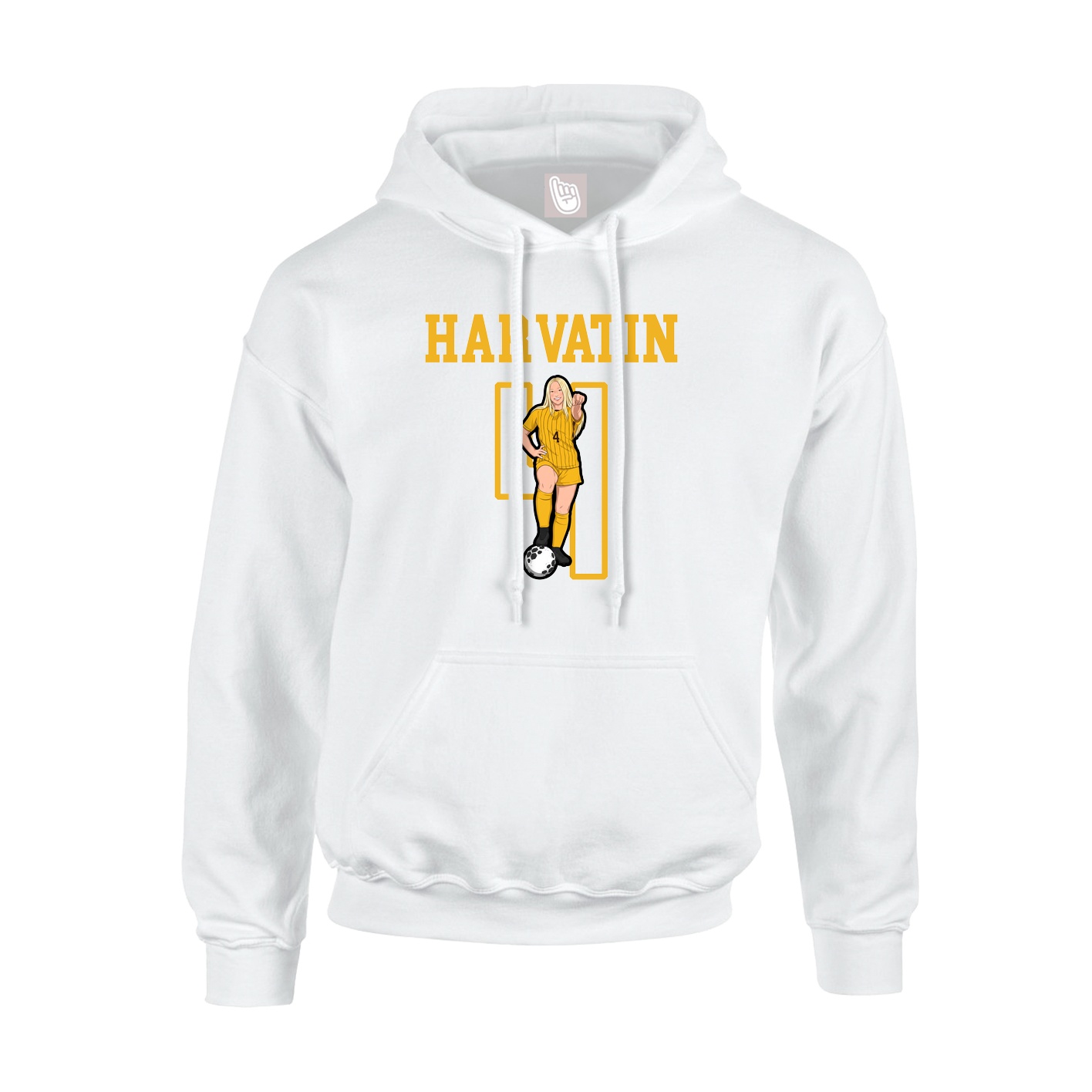 Youth Hoodie — Shirsey in White