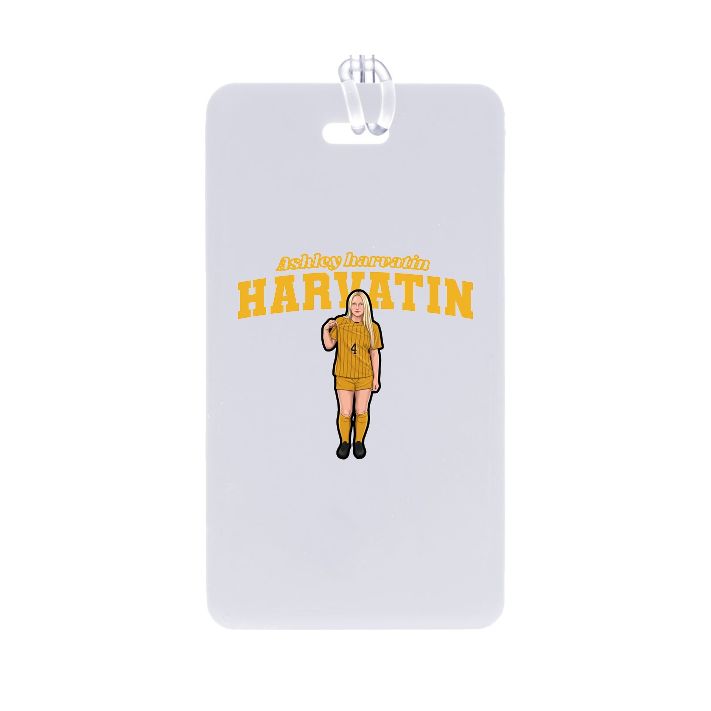 Bag Tag — Name Arch in Classic