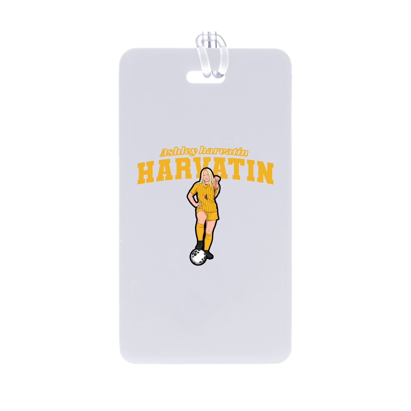 Bag Tag — Name Arch in Classic