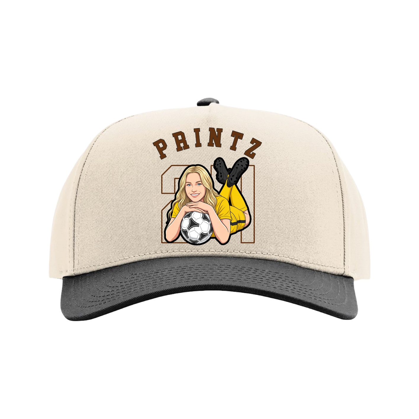 Full Fabric Five-Panel Champ Cap